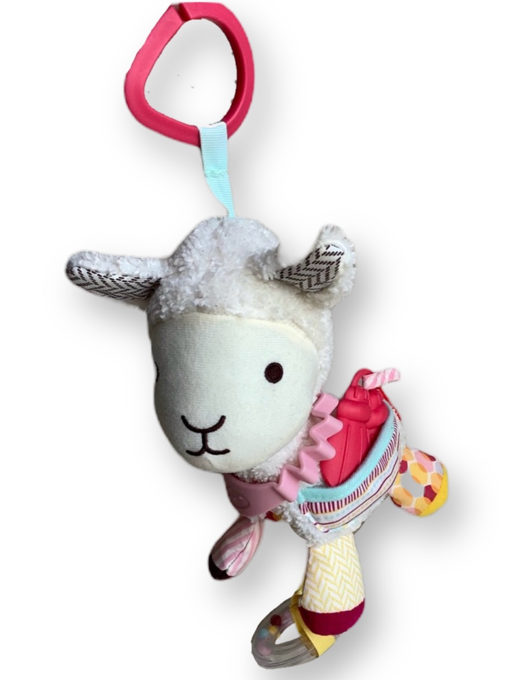 Skip Hop Llama Activity Stuffed Animal Plush 15in Baby Sensory Toy